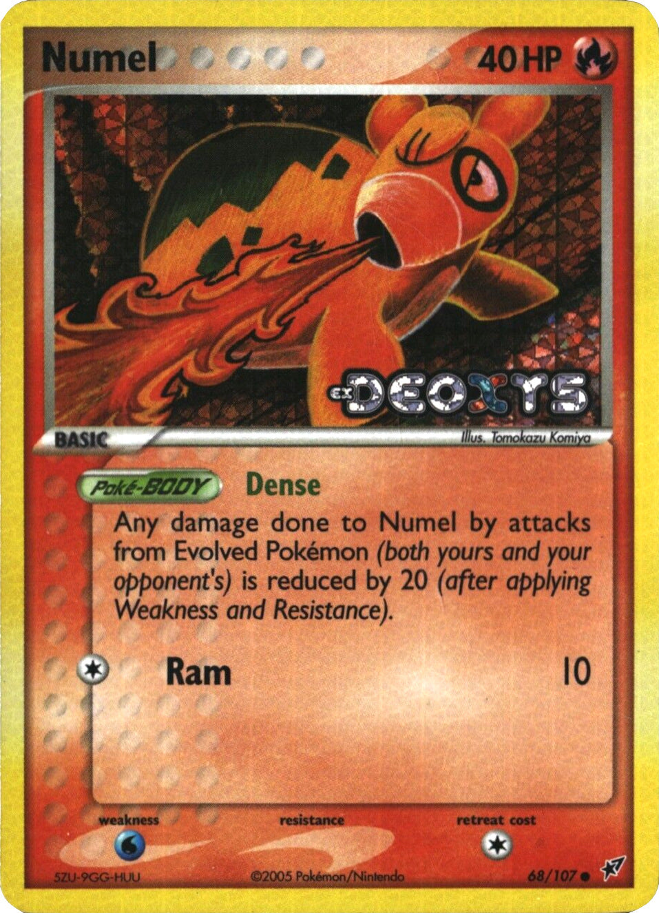 Numel (68/107) (Stamped) [EX: Deoxys] | Gear Gaming Fayetteville