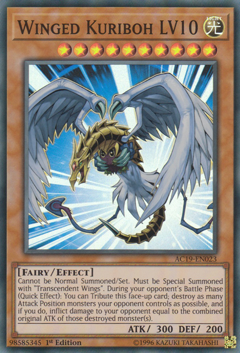 Winged Kuriboh LV10 [AC19-EN023] Super Rare | Gear Gaming Fayetteville