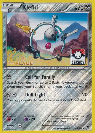 Klefki (66/119) (League Promo 1st Place) [XY: Phantom Forces] | Gear Gaming Fayetteville