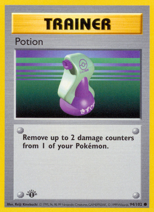 Potion (94/102) (Shadowless) [Base Set 1st Edition] | Gear Gaming Fayetteville