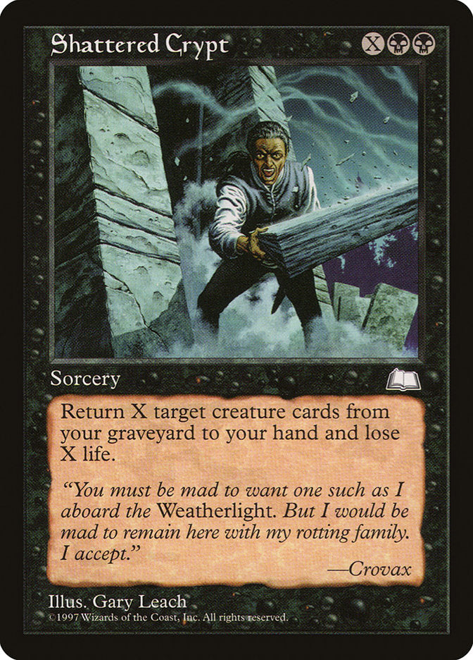 Shattered Crypt [Weatherlight] | Gear Gaming Fayetteville