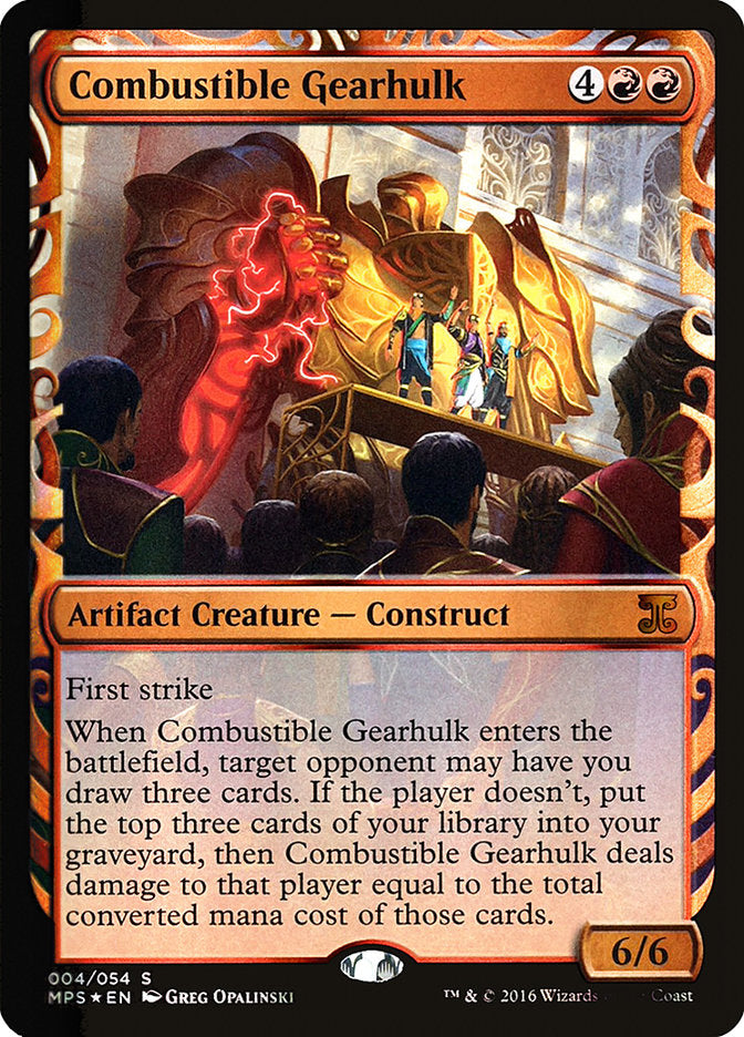 Combustible Gearhulk [Kaladesh Inventions] | Gear Gaming Fayetteville