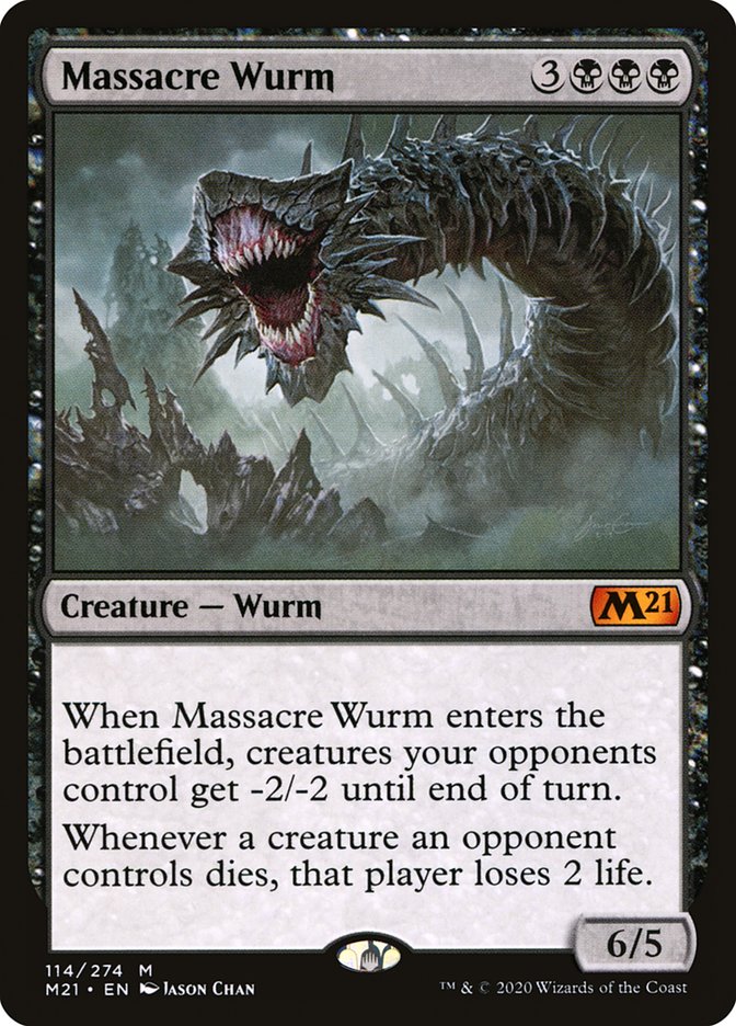 Massacre Wurm [Core Set 2021] | Gear Gaming Fayetteville