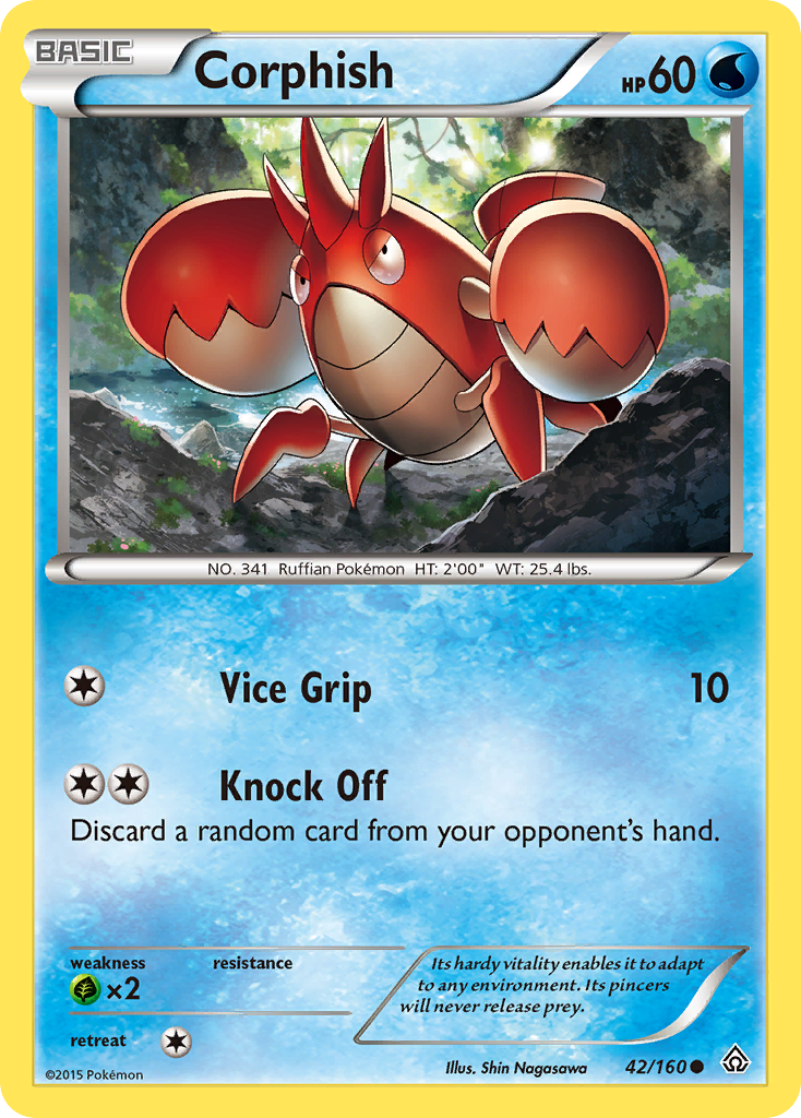 Corphish (42/160) [XY: Primal Clash] | Gear Gaming Fayetteville