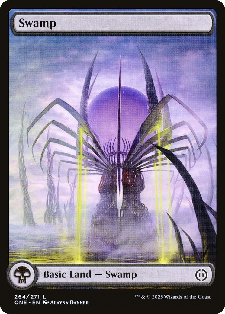 Swamp (264) (Full-Art) [Phyrexia: All Will Be One] | Gear Gaming Fayetteville