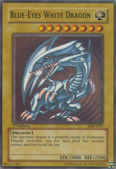 Blue-Eyes White Dragon [SDK-E001] Ultra Rare | Gear Gaming Fayetteville