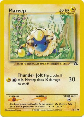 Mareep (58/75) [Neo Discovery Unlimited] | Gear Gaming Fayetteville