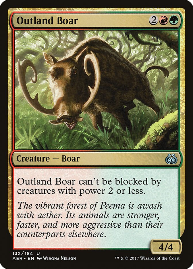 Outland Boar [Aether Revolt] | Gear Gaming Fayetteville