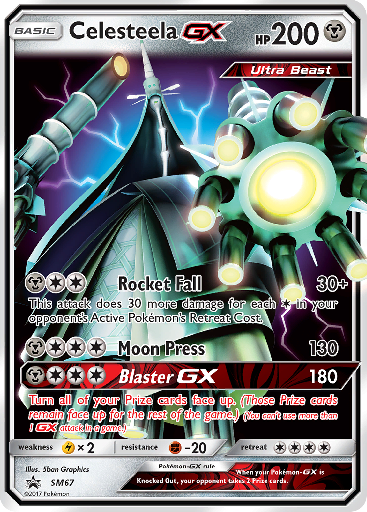 Celesteela GX (SM67) [Sun & Moon: Black Star Promos] | Gear Gaming Fayetteville