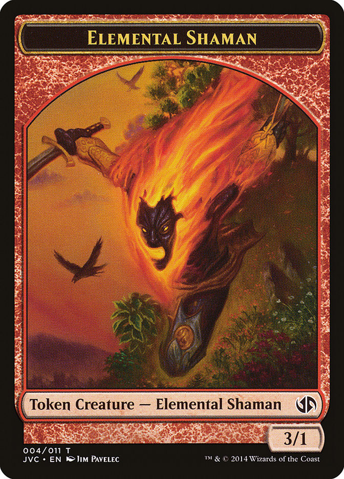 Elemental Shaman Token (Jace vs. Chandra) [Duel Decks Anthology Tokens] | Gear Gaming Fayetteville