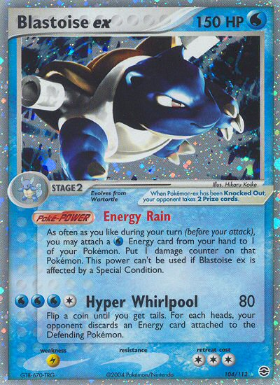 Blastoise ex (104/112) [EX: FireRed & LeafGreen] | Gear Gaming Fayetteville