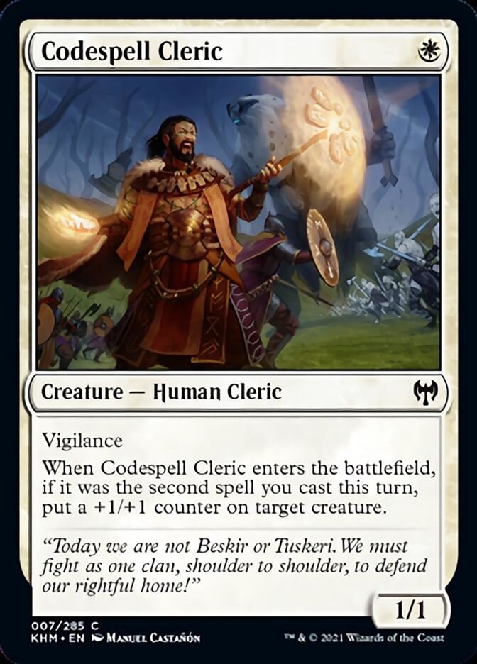 Codespell Cleric [Kaldheim] | Gear Gaming Fayetteville