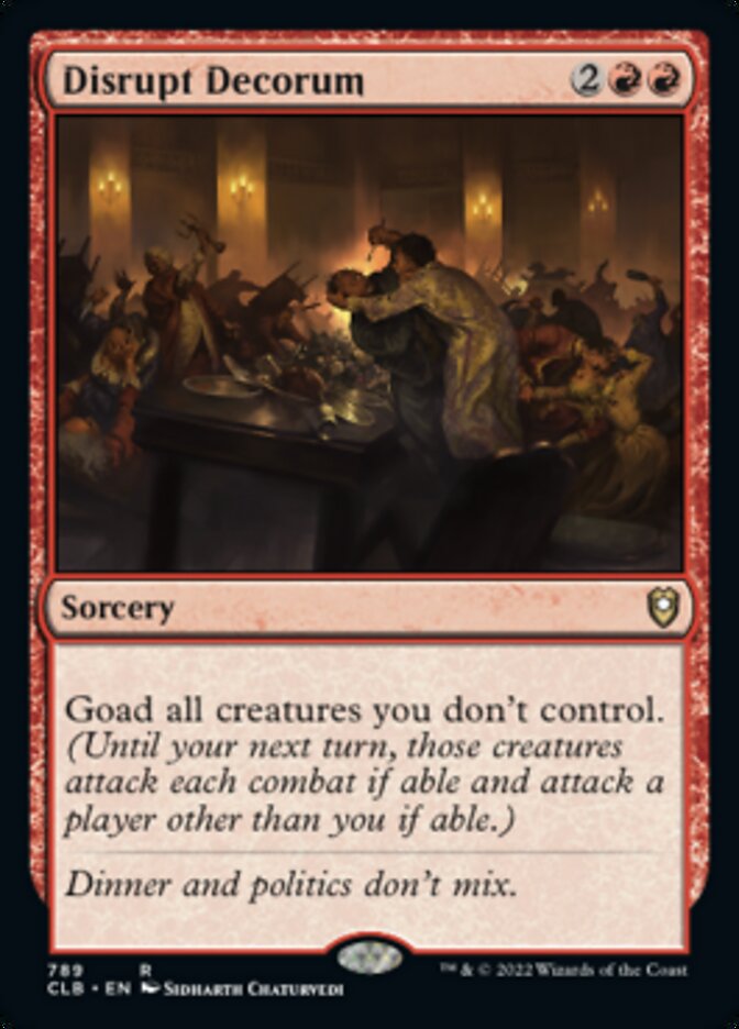 Disrupt Decorum [Commander Legends: Battle for Baldur's Gate] | Gear Gaming Fayetteville