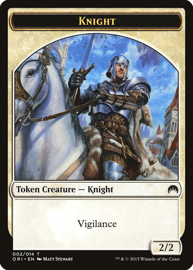 Knight Token [Magic Origins Tokens] | Gear Gaming Fayetteville