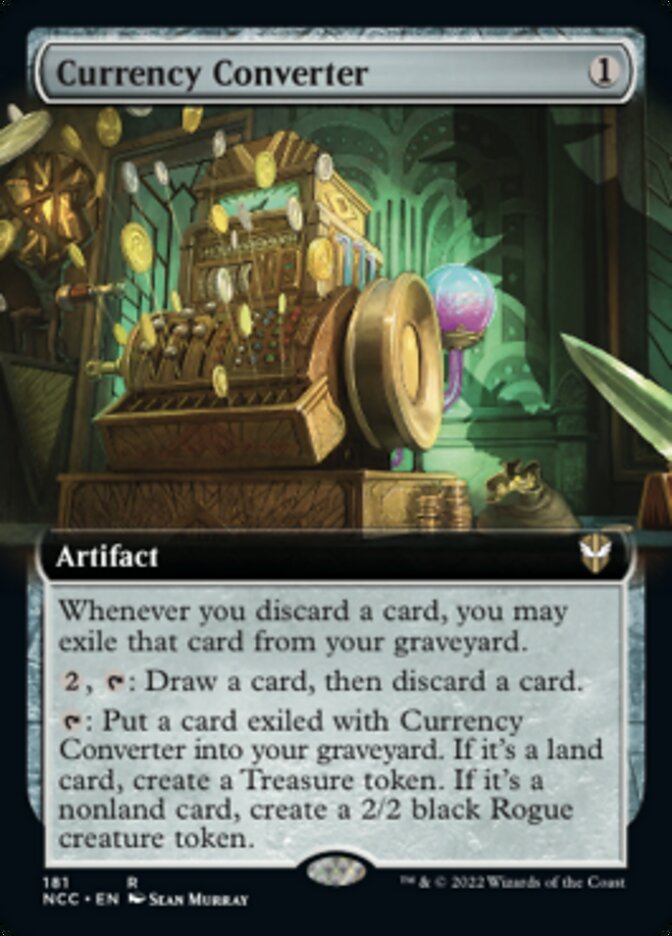 Currency Converter (Extended Art) [Streets of New Capenna Commander] | Gear Gaming Fayetteville