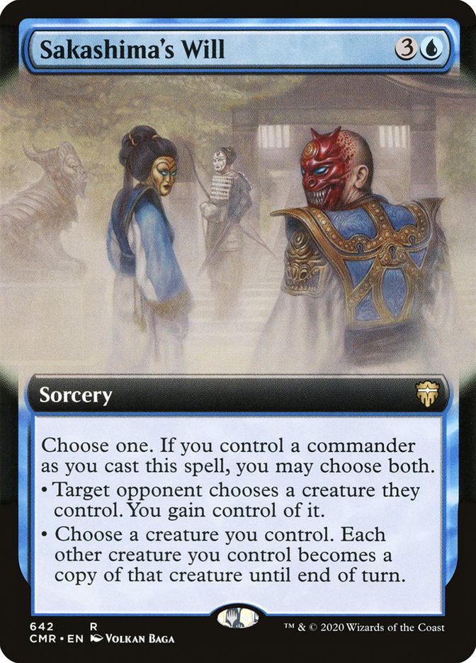 Sakashima's Will (Extended Art) [Commander Legends] | Gear Gaming Fayetteville