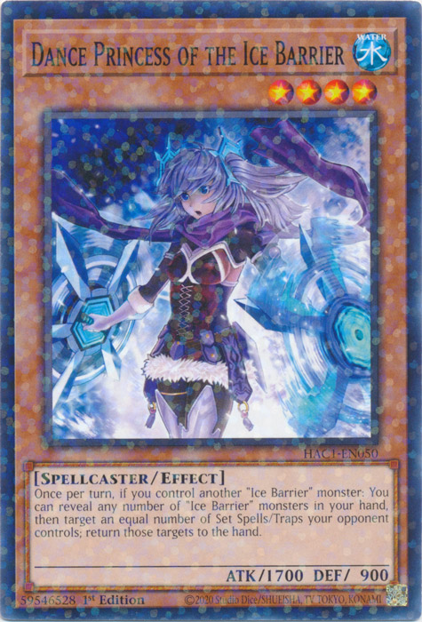 Dance Princess of the Ice Barrier (Duel Terminal) [HAC1-EN050] Common | Gear Gaming Fayetteville