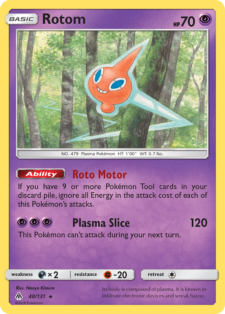 Rotom (40/131) [Sun & Moon: Forbidden Light] | Gear Gaming Fayetteville