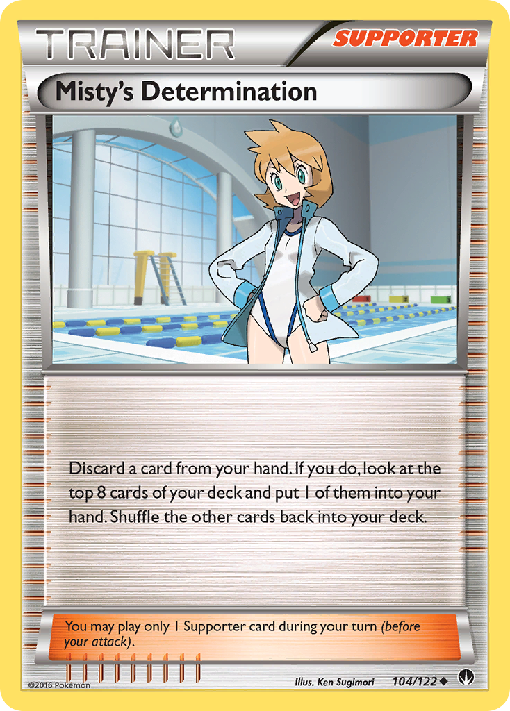 Misty's Determination (104/122) [XY: BREAKpoint] | Gear Gaming Fayetteville