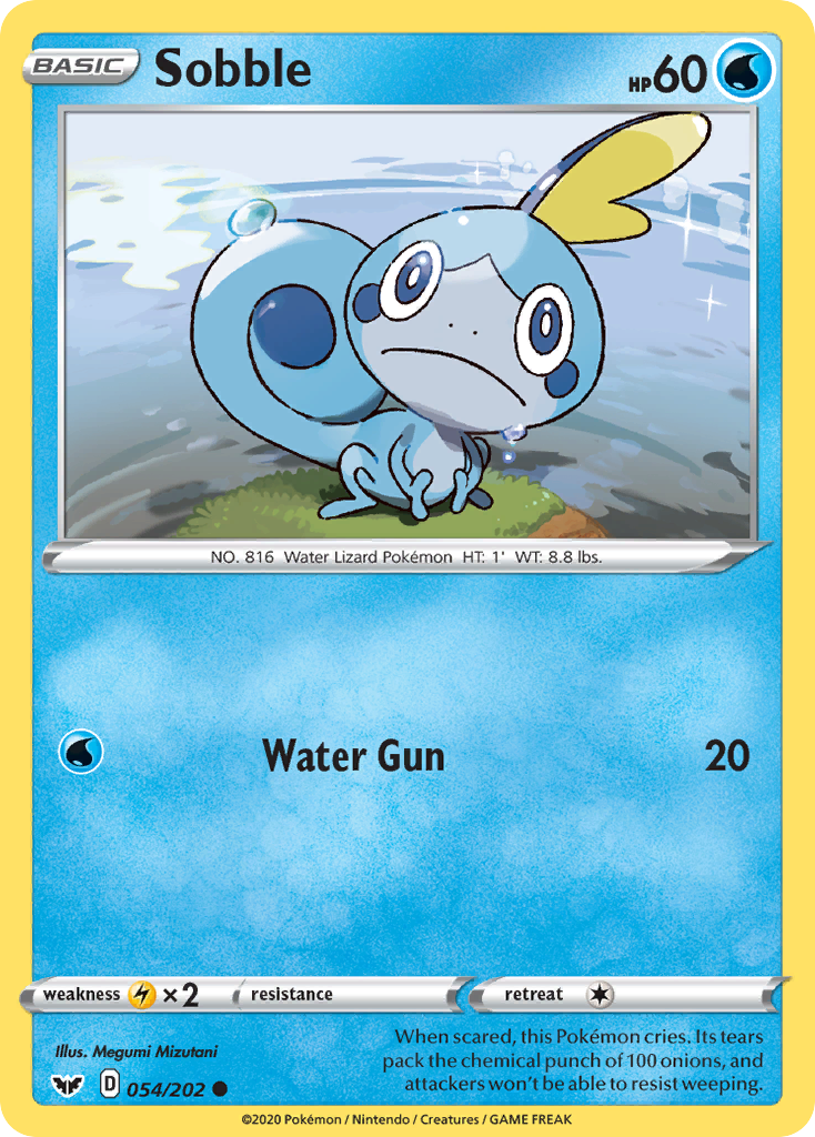 Sobble (054/202) [Sword & Shield: Base Set] | Gear Gaming Fayetteville