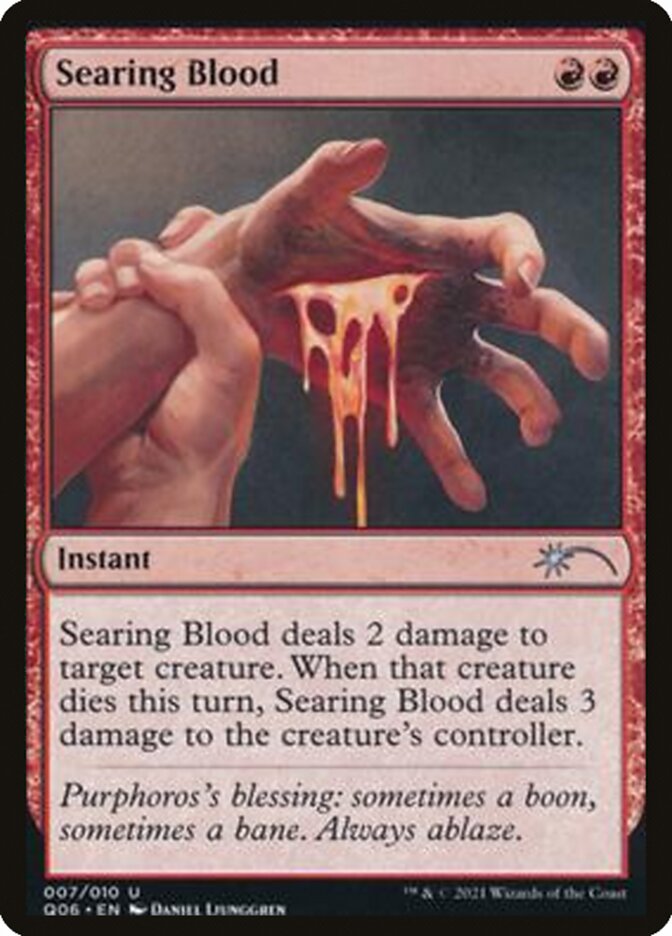 Searing Blood [Pioneer Challenger Decks 2021] | Gear Gaming Fayetteville