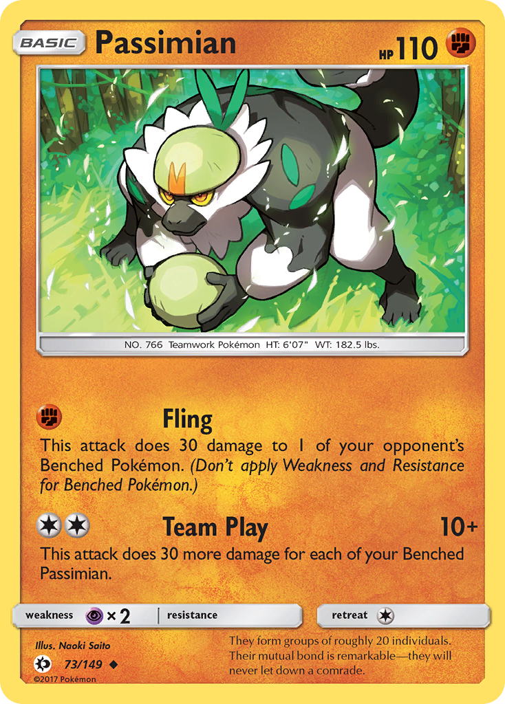 Passimian (73/149) [Sun & Moon: Base Set] | Gear Gaming Fayetteville