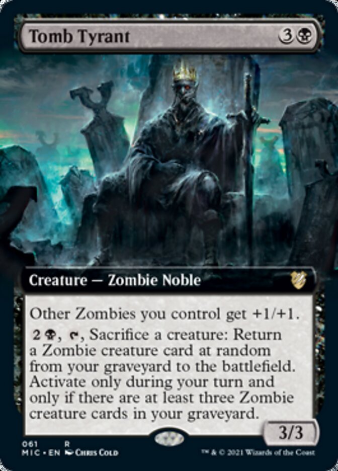 Tomb Tyrant (Extended Art) [Innistrad: Midnight Hunt Commander] | Gear Gaming Fayetteville