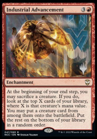 Industrial Advancement (Promo Pack) [Streets of New Capenna Commander Promos] | Gear Gaming Fayetteville