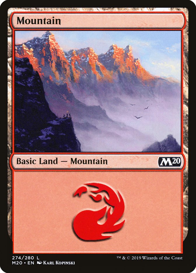 Mountain (274) [Core Set 2020] | Gear Gaming Fayetteville