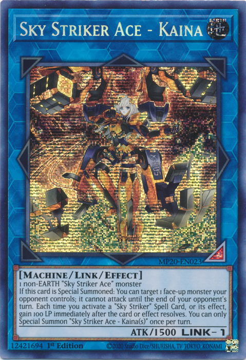 Sky Striker Ace - Kaina [MP20-EN023] Prismatic Secret Rare | Gear Gaming Fayetteville