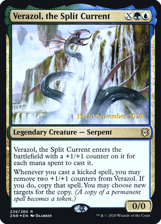 Verazol, the Split Current [Zendikar Rising Prerelease Promos] | Gear Gaming Fayetteville