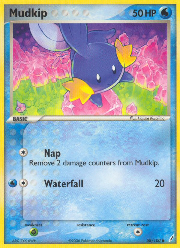 Mudkip (58/100) [EX: Crystal Guardians] | Gear Gaming Fayetteville