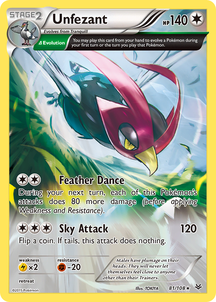 Unfezant (81/108) [XY: Roaring Skies] | Gear Gaming Fayetteville