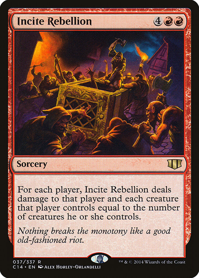 Incite Rebellion [Commander 2014] | Gear Gaming Fayetteville