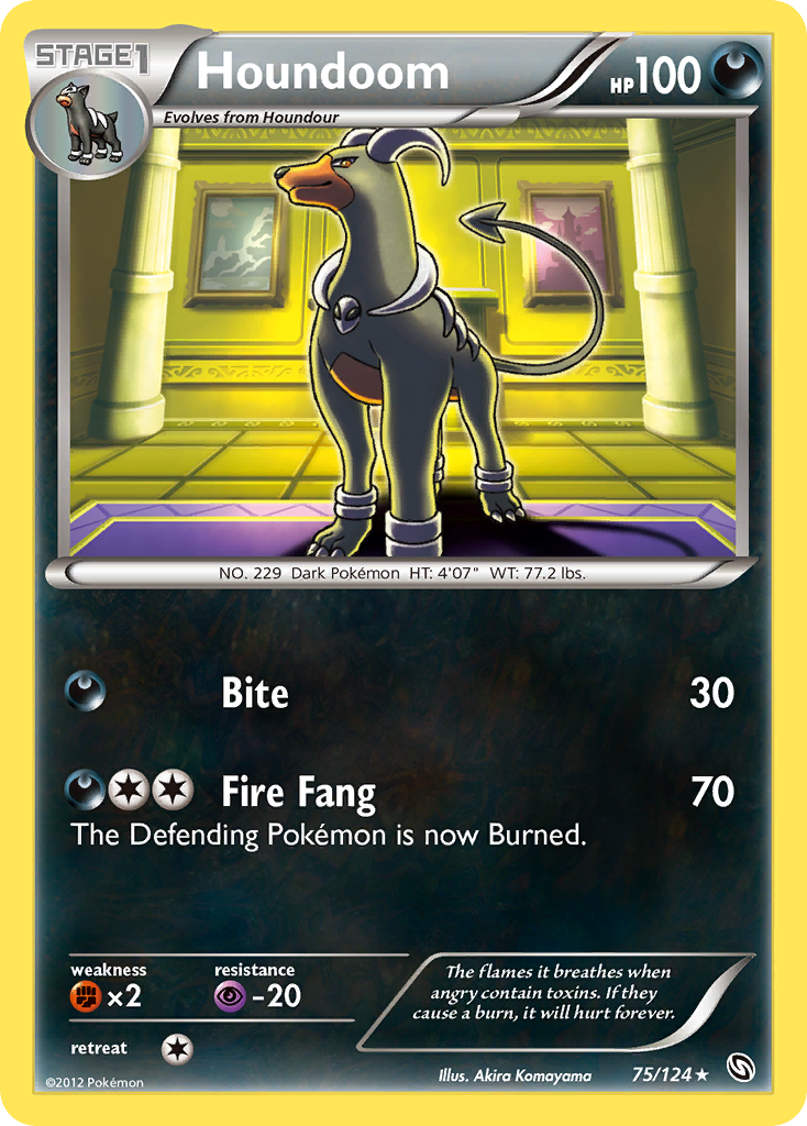 Houndoom (75/124) [Black & White: Dragons Exalted] | Gear Gaming Fayetteville