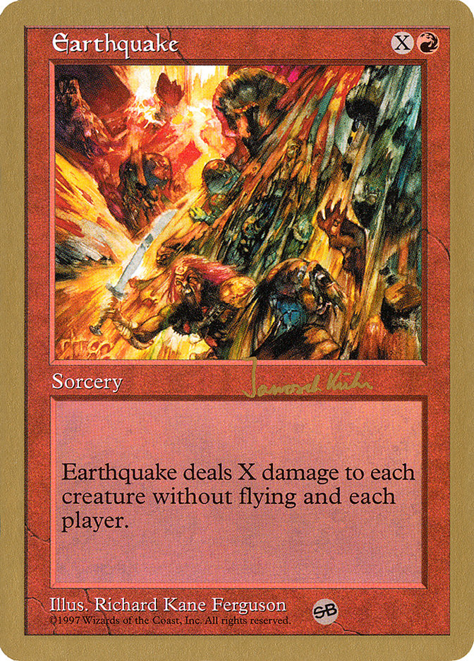 Earthquake (Janosch Kuhn) (SB) [World Championship Decks 1997] | Gear Gaming Fayetteville