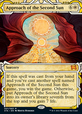 Approach of the Second Sun (Foil Etched) [Strixhaven: School of Mages Mystical Archive] | Gear Gaming Fayetteville