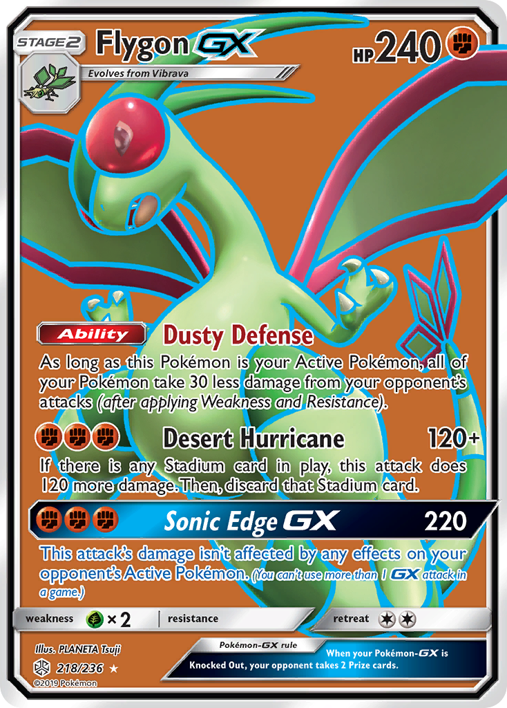 Flygon GX (218/236) [Sun & Moon: Cosmic Eclipse] | Gear Gaming Fayetteville