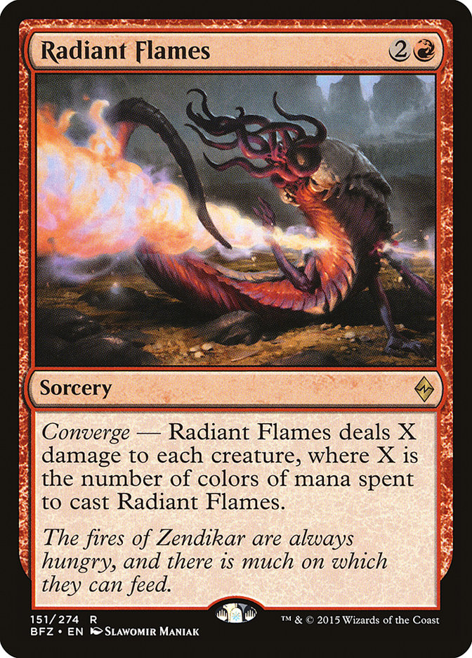 Radiant Flames [Battle for Zendikar] | Gear Gaming Fayetteville