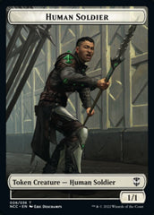 Eldrazi // Human Soldier Double-Sided Token [Streets of New Capenna Commander Tokens] | Gear Gaming Fayetteville