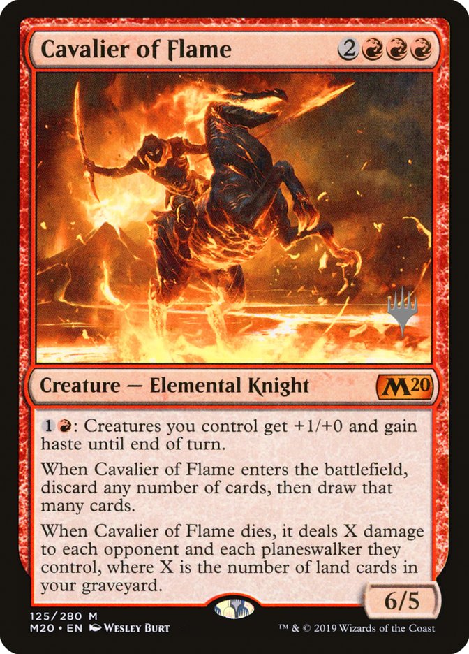 Cavalier of Flame (Promo Pack) [Core Set 2020 Promos] | Gear Gaming Fayetteville