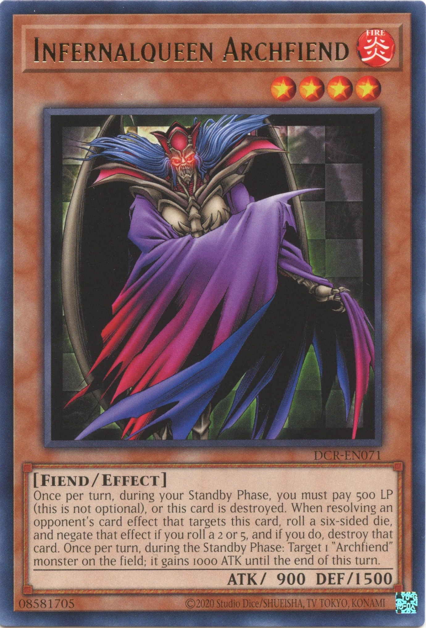Infernalqueen Archfiend (25th Anniversary) [DCR-EN071] Rare | Gear Gaming Fayetteville