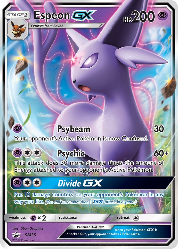 Espeon GX (SM35) [Sun & Moon: Black Star Promos] | Gear Gaming Fayetteville