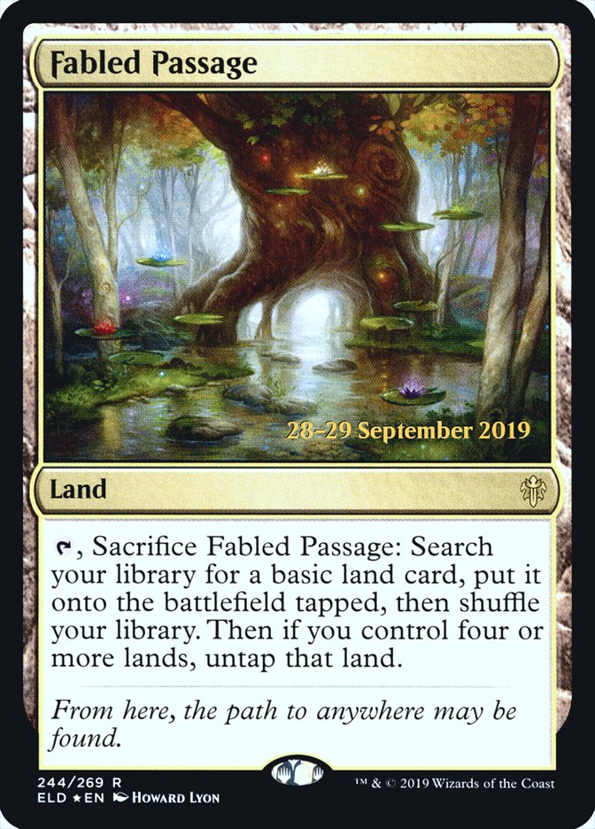 Fabled Passage [Throne of Eldraine Prerelease Promos] | Gear Gaming Fayetteville