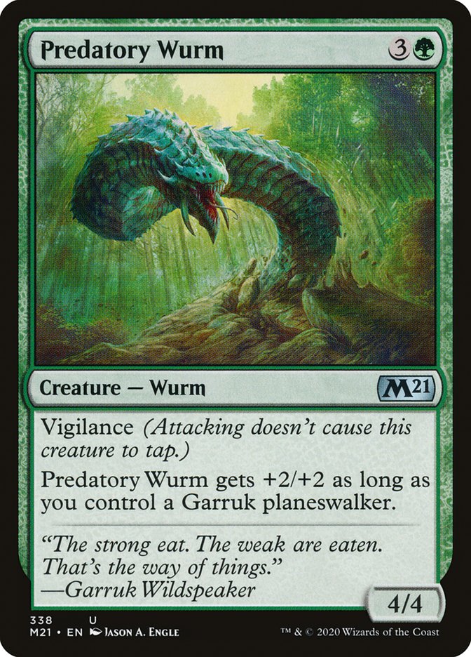 Predatory Wurm [Core Set 2021] | Gear Gaming Fayetteville