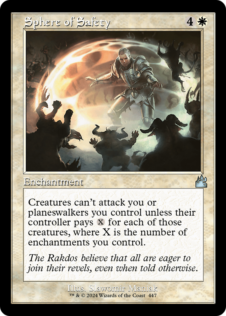 Sphere of Safety (Retro Frame) [Ravnica Remastered] | Gear Gaming Fayetteville