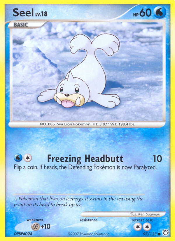 Seel (97/123) [Diamond & Pearl: Mysterious Treasures] | Gear Gaming Fayetteville