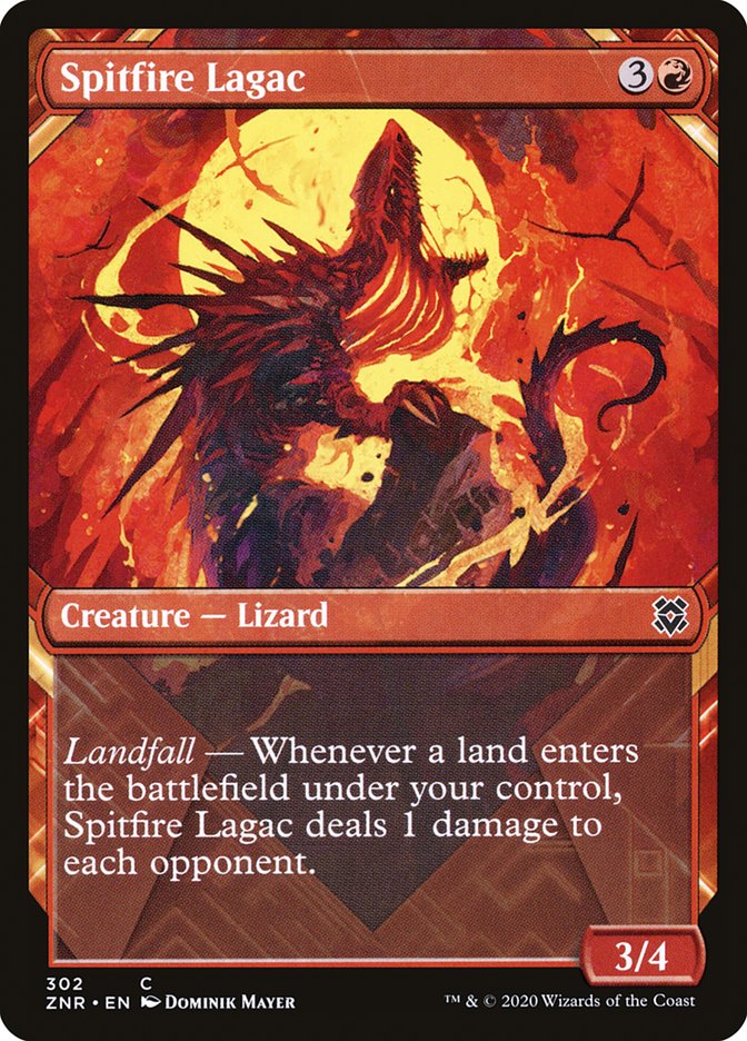 Spitfire Lagac (Showcase) [Zendikar Rising] | Gear Gaming Fayetteville