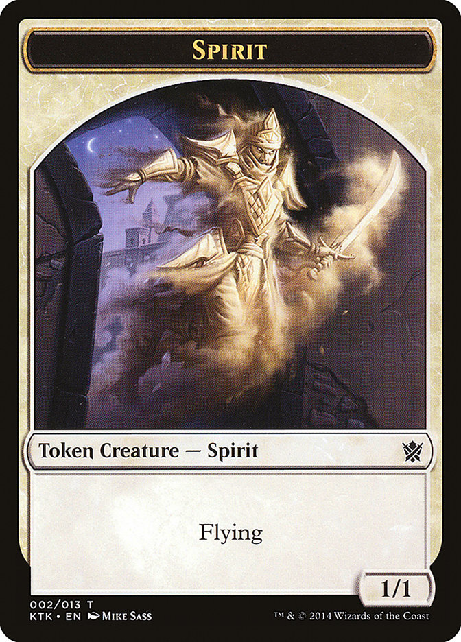 Spirit Token [Khans of Tarkir Tokens] | Gear Gaming Fayetteville