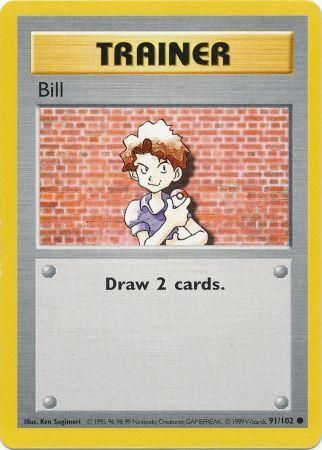 Bill (91/102) [Base Set Shadowless Unlimited] | Gear Gaming Fayetteville